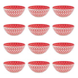 12 Piece Dinner Soup Bowl Set