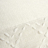 Color Block Tasseled Ivory Pillow Cover